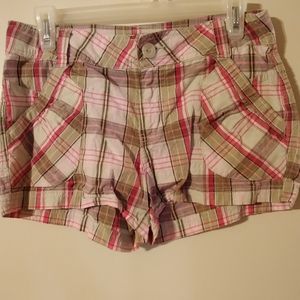 Plaid shorts